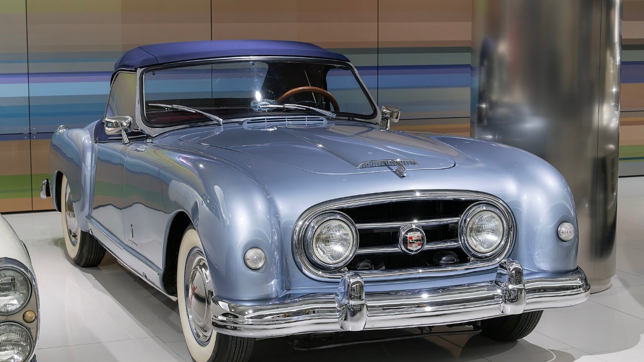 A 1952 Nash-Healey roadster