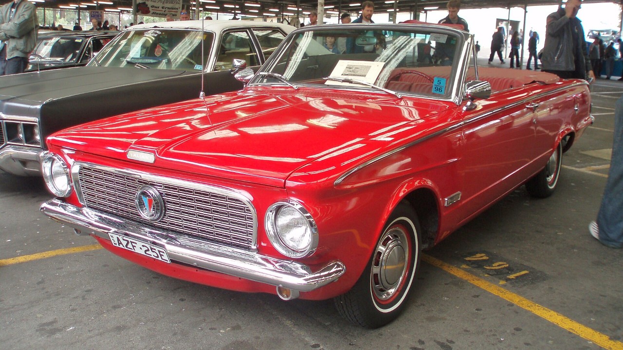 A 1963 Valiant Signet convertible