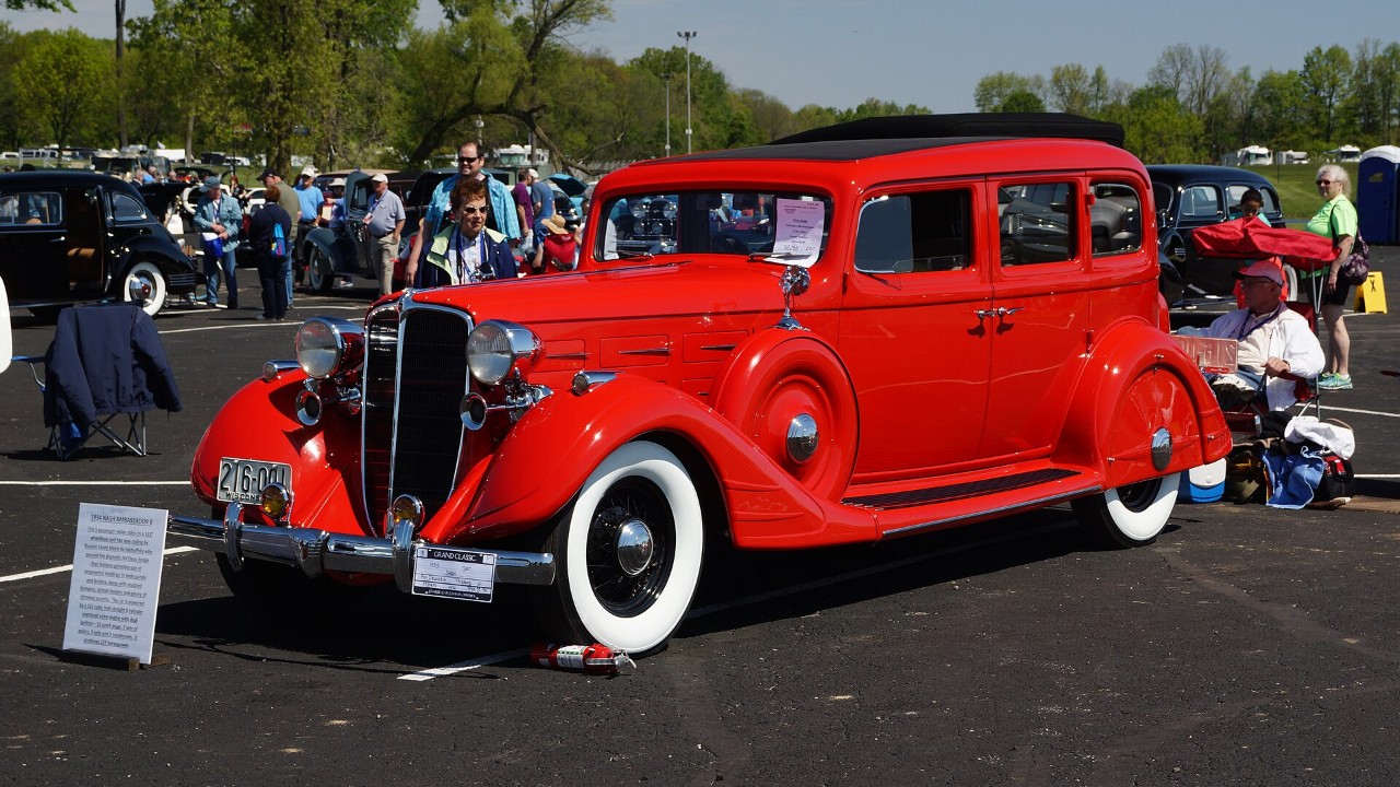 A 1934 Nash Ambassador Eight