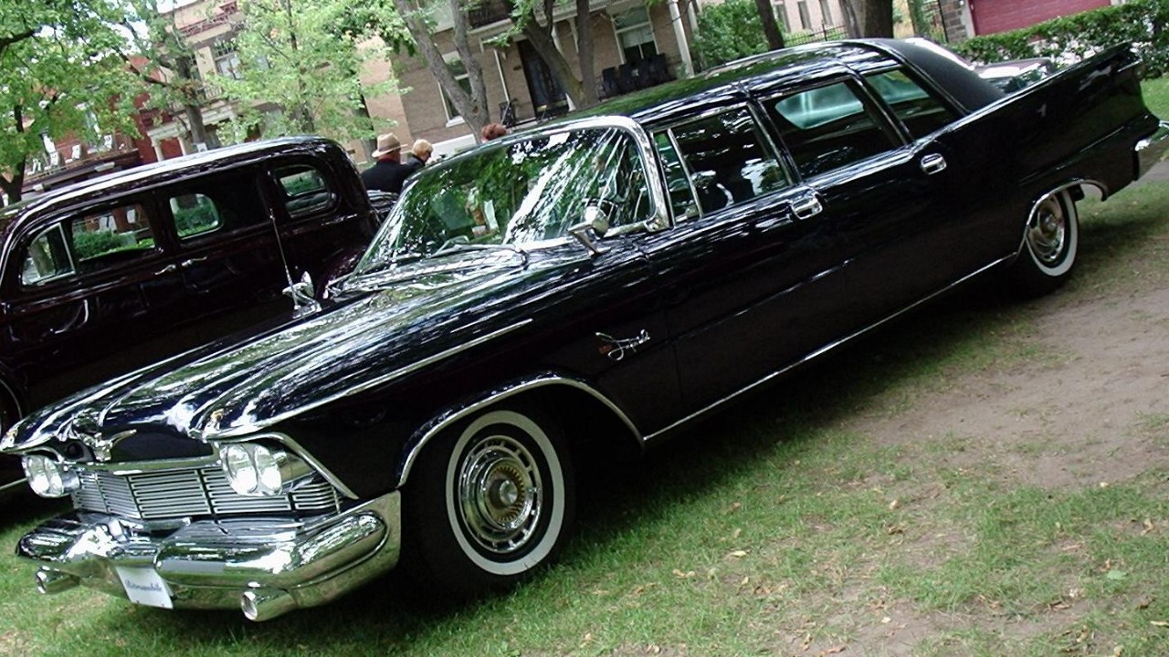 A 1958 Crown Imperial limousine built by Ghia in Turin