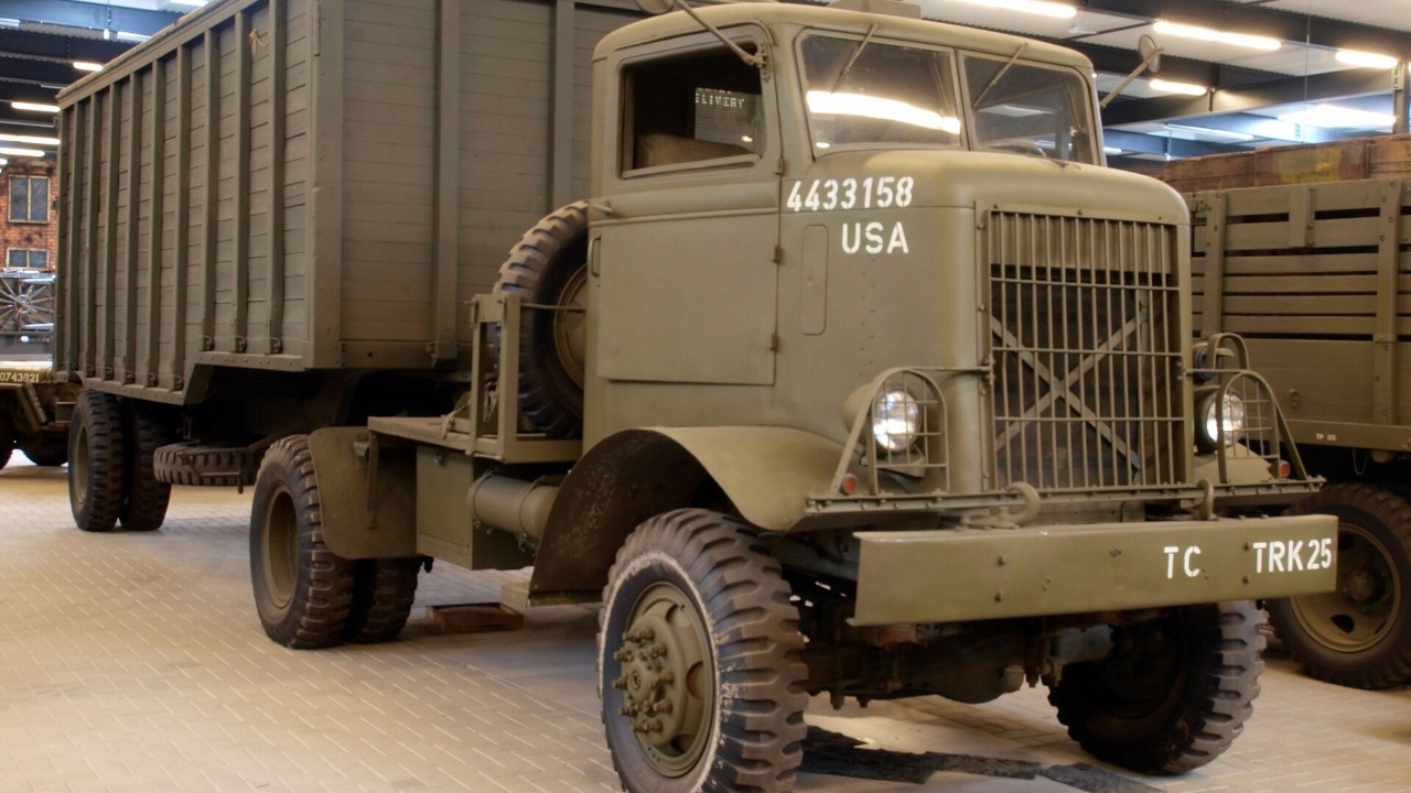 An Autocar U7144T 4x4 tractor