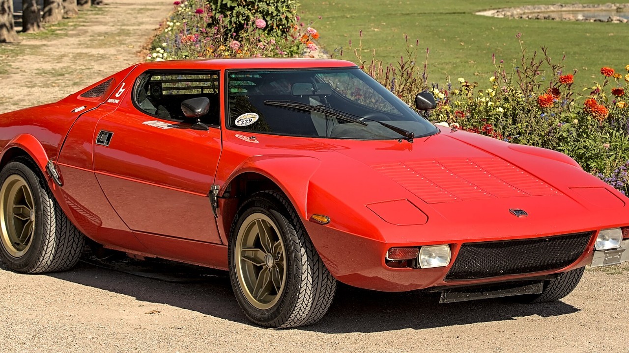 Lancia’s Stratos HF put a 190-hp Ferrari Dino V6 in a road car and won three straight rally titles