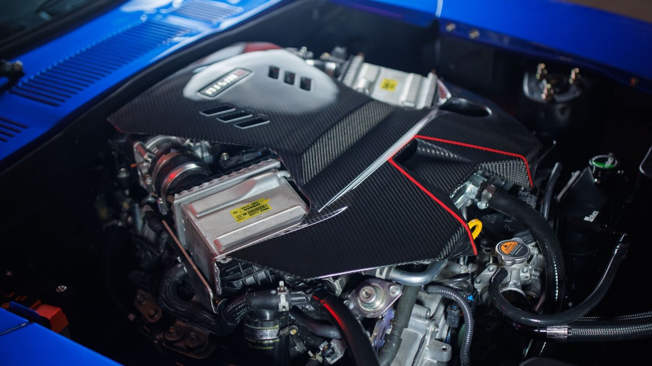 The twin-turbo V6 from today’s Nissan Z in the Datsun S30 concept