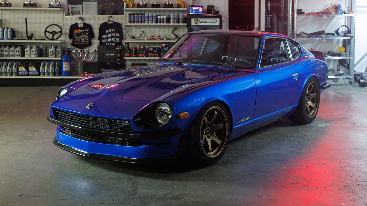 Chris Forsberg’s Datsun S30 concept for Nissan runs the twin-turbo V6 from today’s Z