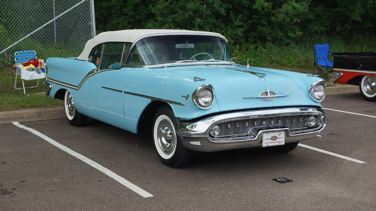 A 1957 Oldsmobile Super 88