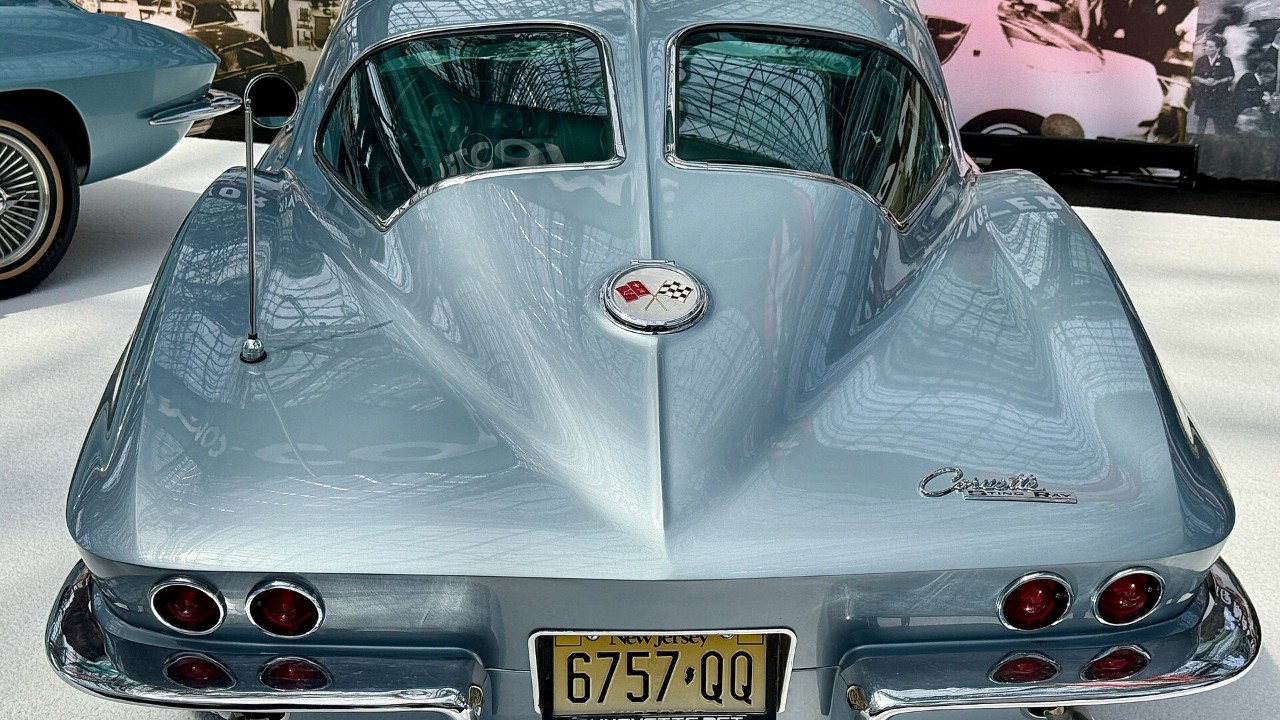 A 1963 Chevrolet Corvette Sting Ray split-window coupe
