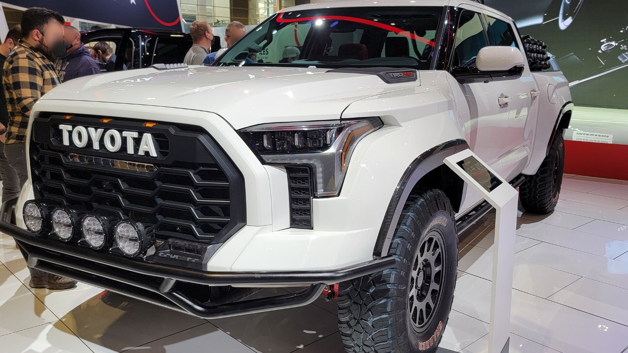 A third-generation Toyota Tundra TRD Pro, the truck the Tundra Snowhunter concept is built on