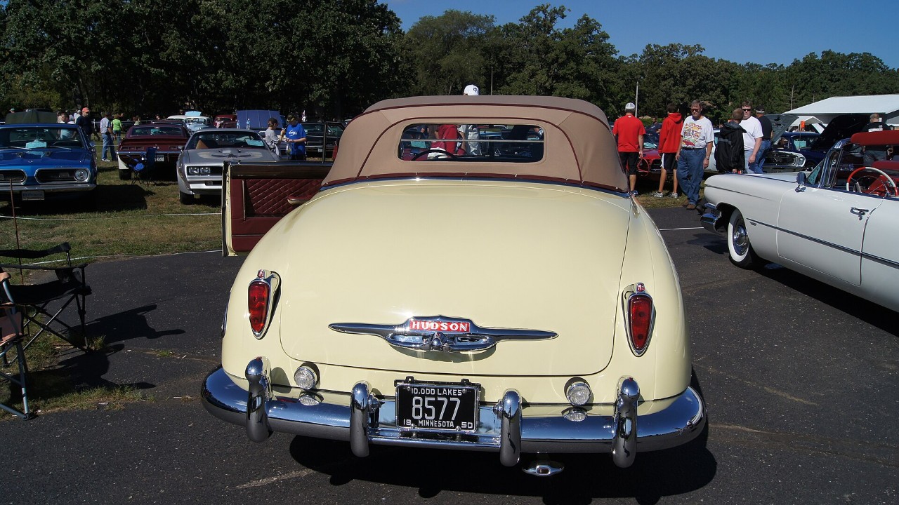 A 1950 Hudson Commodore, a step-down Hudson like the 1948 club coupe