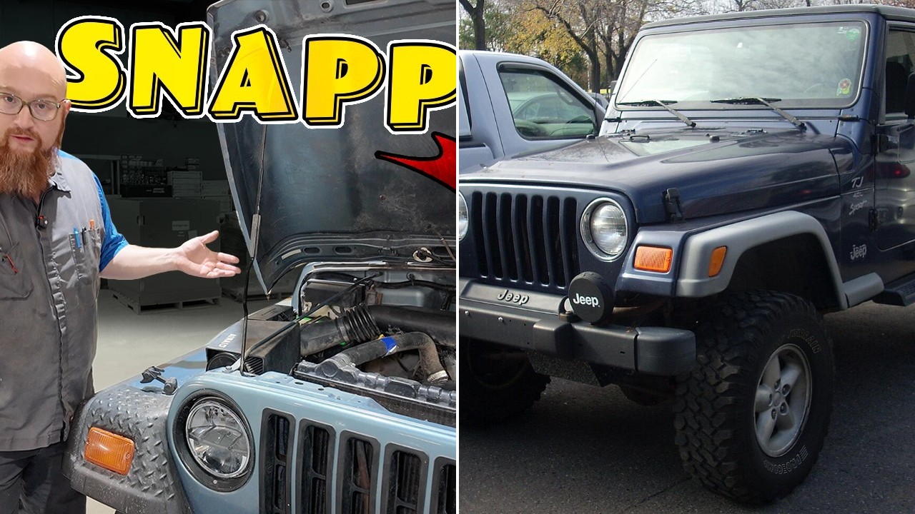 Mechanic Says A Family’s 1997 Jeep Wrangler Came Back From A Teen Joyride With A Torn-Off Muffler And A Radiator Hanging On For Dear Life