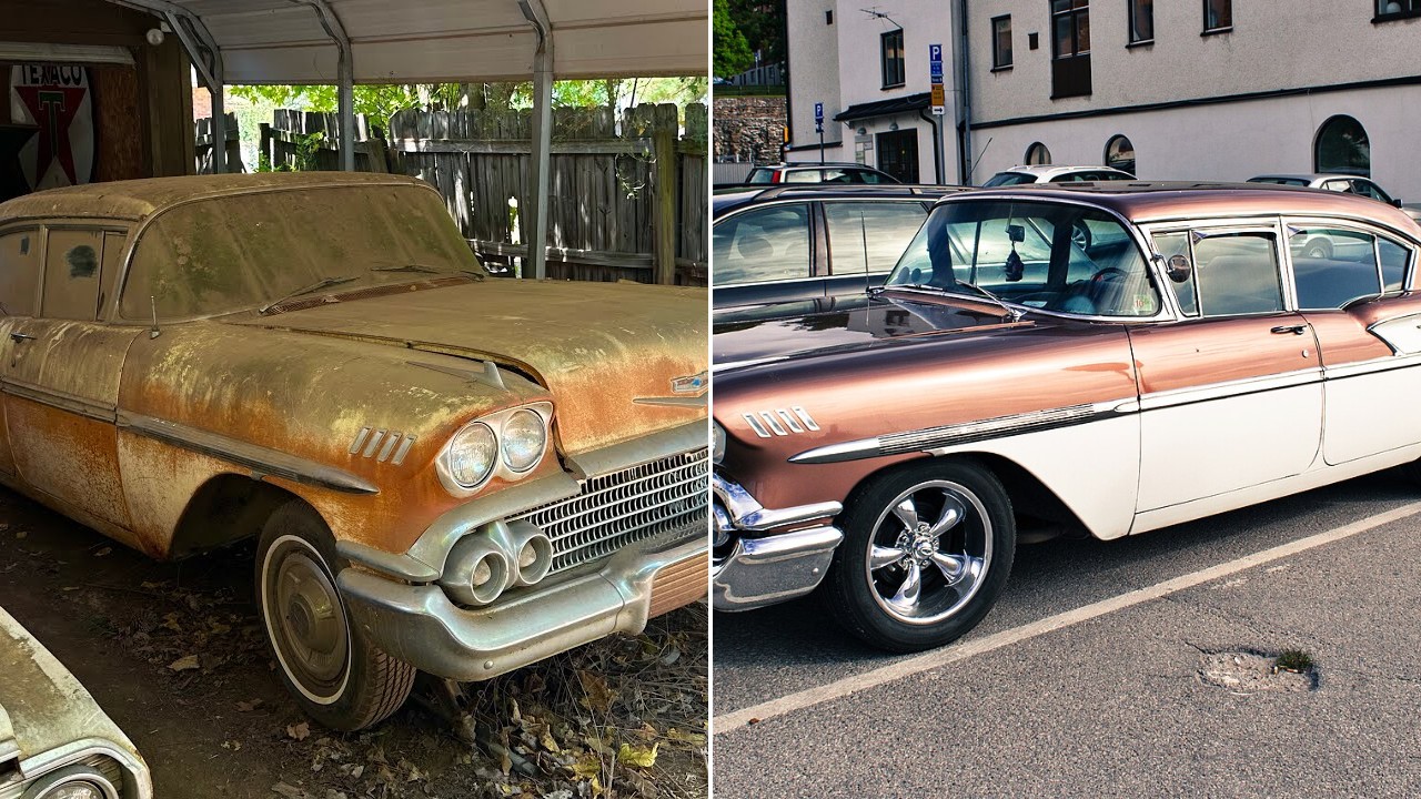 Father And Son Buy A 1958 Chevy Bel Air That Hasn’t Run Since The ’90s, Find A Key That Fits On A Ring Of 62, Then Drive It 1,100 Miles Home Without A Breakdown