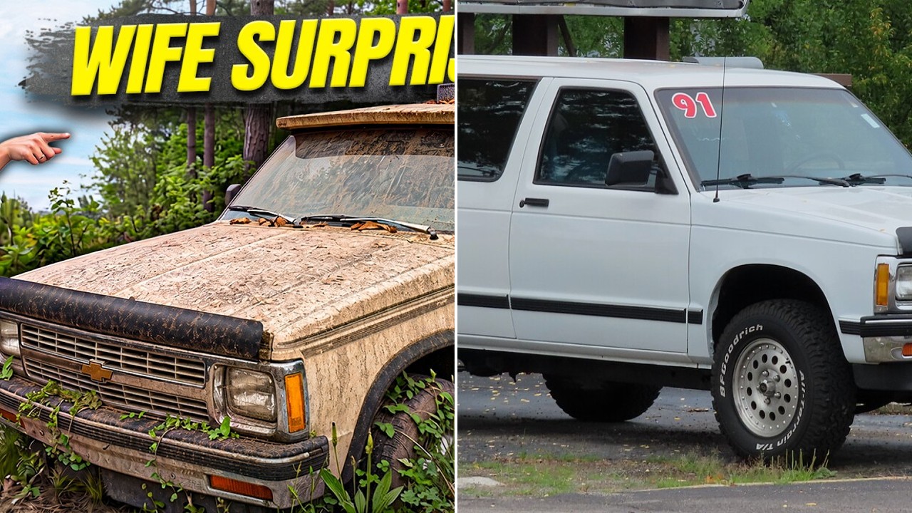 Husband Buys A Moldy 1992 Chevy Blazer To Surprise His Wife Because They Drove One While Dating, But It Needs A New Fuel Pump And Injectors First