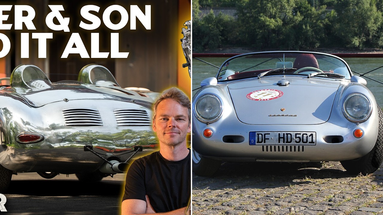 Man Who Went To Buy A Barn-Find Porsche And Came Home With The Seller’s Metal-Shaping Tools Now Hand-Builds Aluminum Sports Cars With His Son